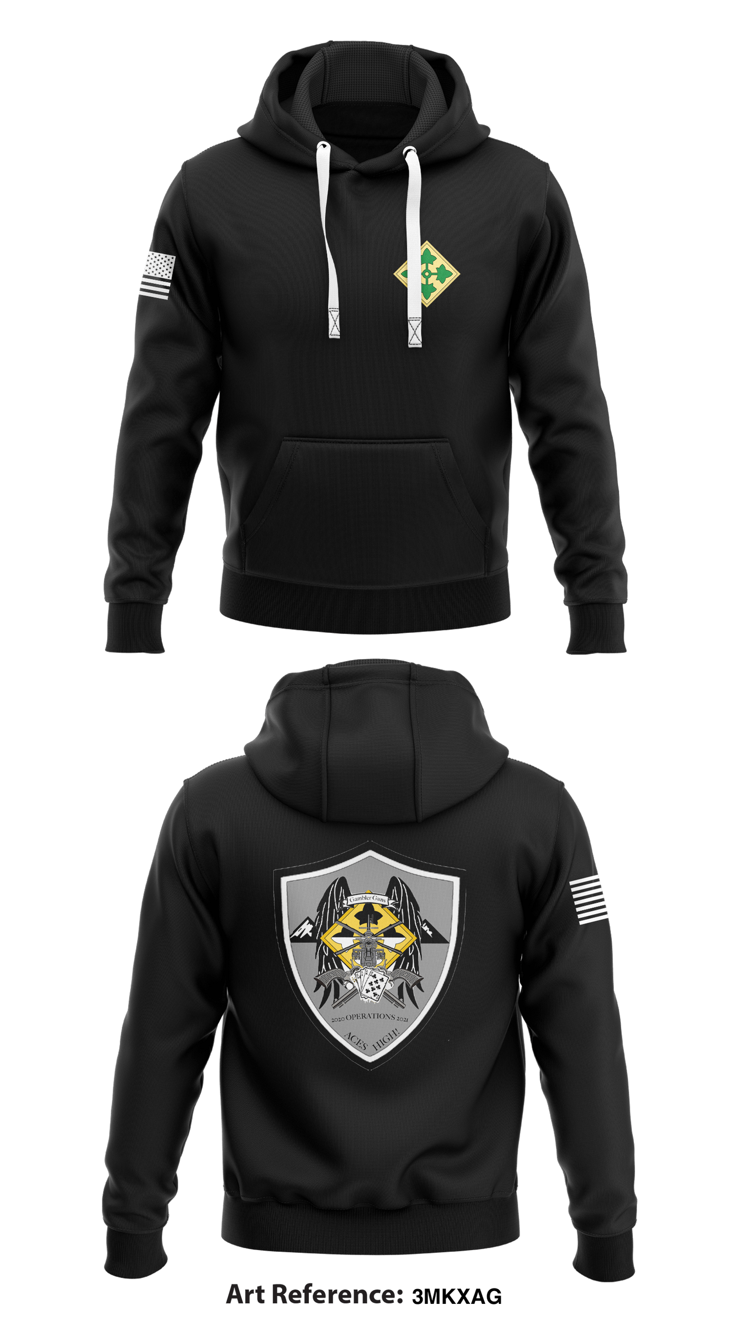4-4 Operations  Core Men's Hooded Performance Sweatshirt - 3mkxaG