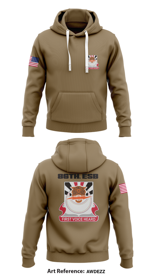 86th. ESB Store 1  Core Men's Hooded Performance Sweatshirt - aWDEZz