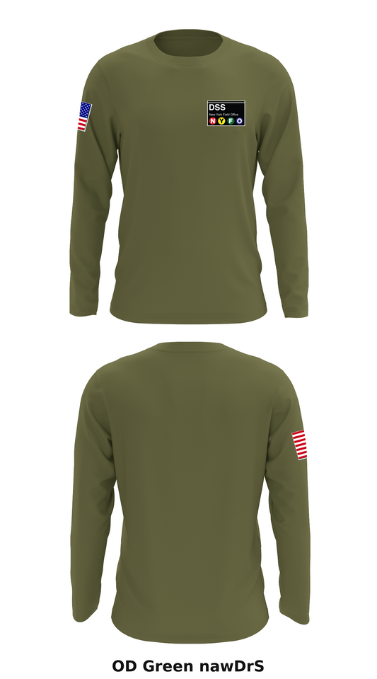 DSS NYFO Store 1 Core Men's LS Performance Tee - nawDrS