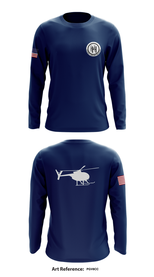 Colorado Highland Helicopters Store 1 Core Men's LS Performance Tee - pGV8cC