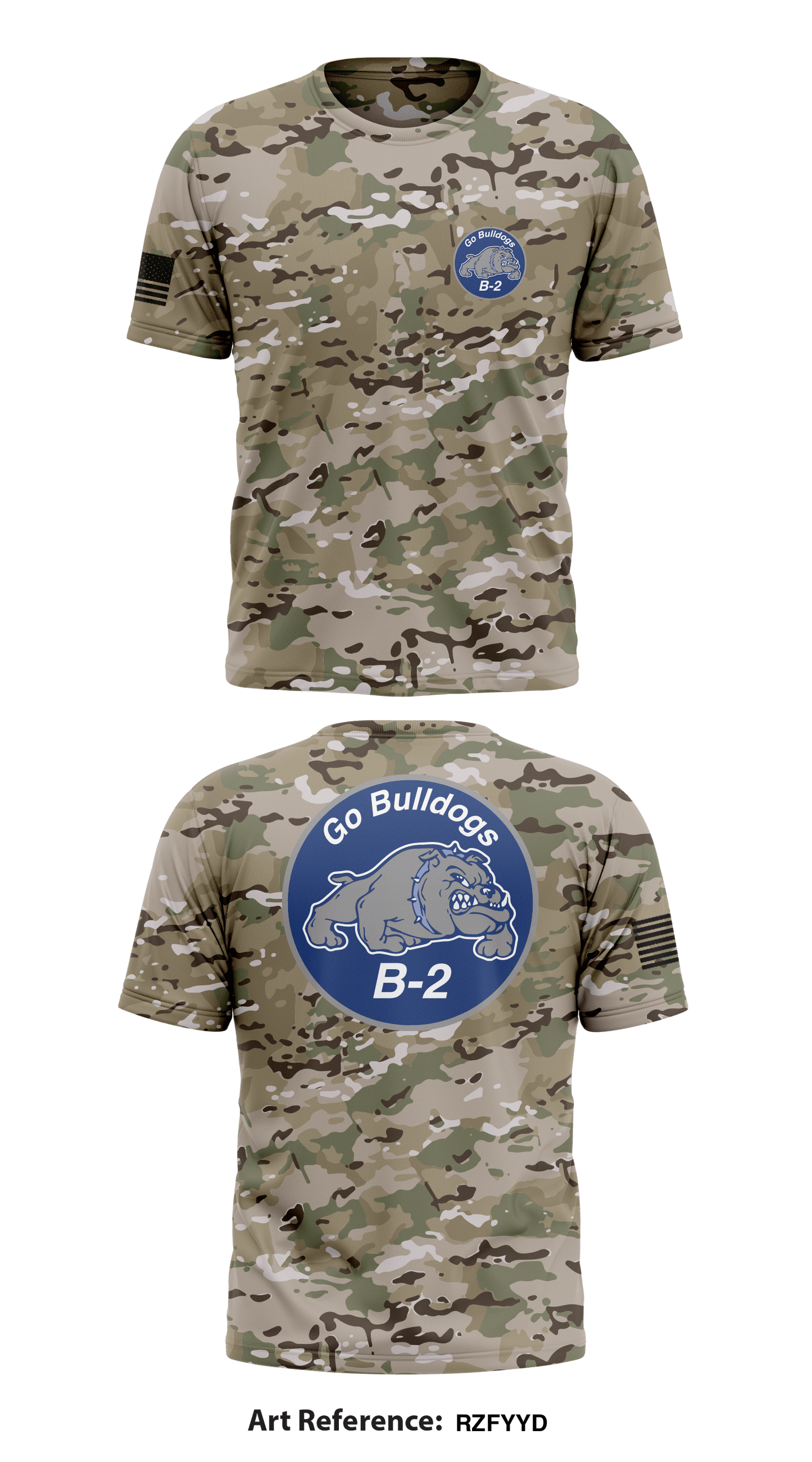 B-2 Bulldawgs Store 1 Core Men's SS Performance Tee - rzfYYD