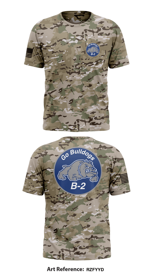 B-2 Bulldawgs Store 1 Core Men's SS Performance Tee - rzfYYD