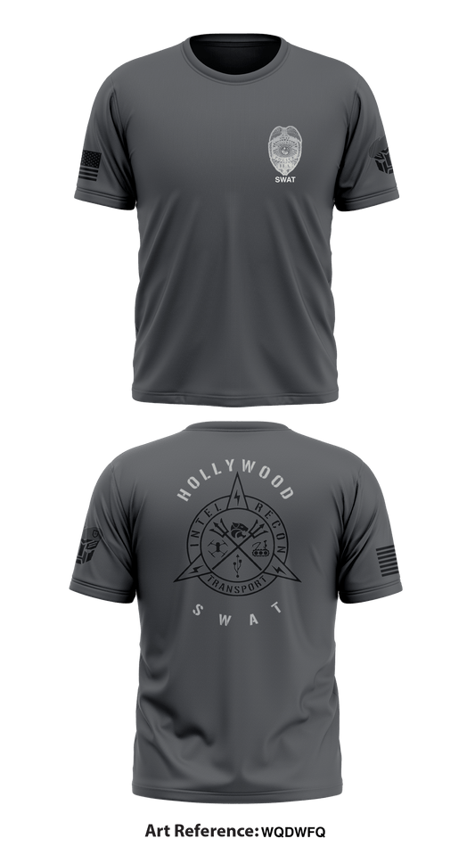 Hollywood police Drone unit Store 1 Core Men's SS Performance Tee - wQdwfQ