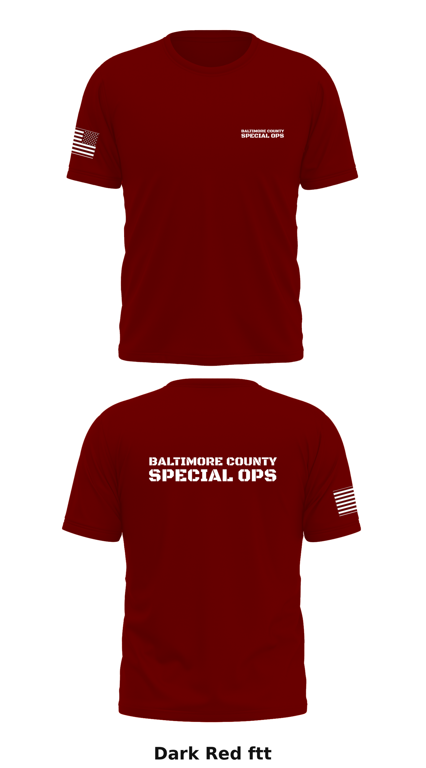Baltimore County Special Ops Store 1 Core Men's SS Performance Tee - ftt