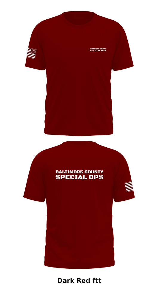 Baltimore County Special Ops Store 1 Core Men's SS Performance Tee - ftt
