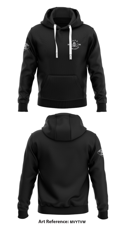 LAPD Bomb Squad Store 1  Core Men's Hooded Performance Sweatshirt - MVYtvW