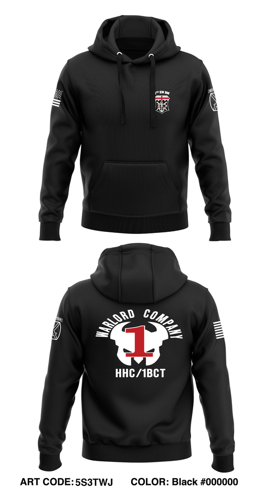 Warlord Core Men's Hooded Performance Sweatshirt - 5S3TWJ