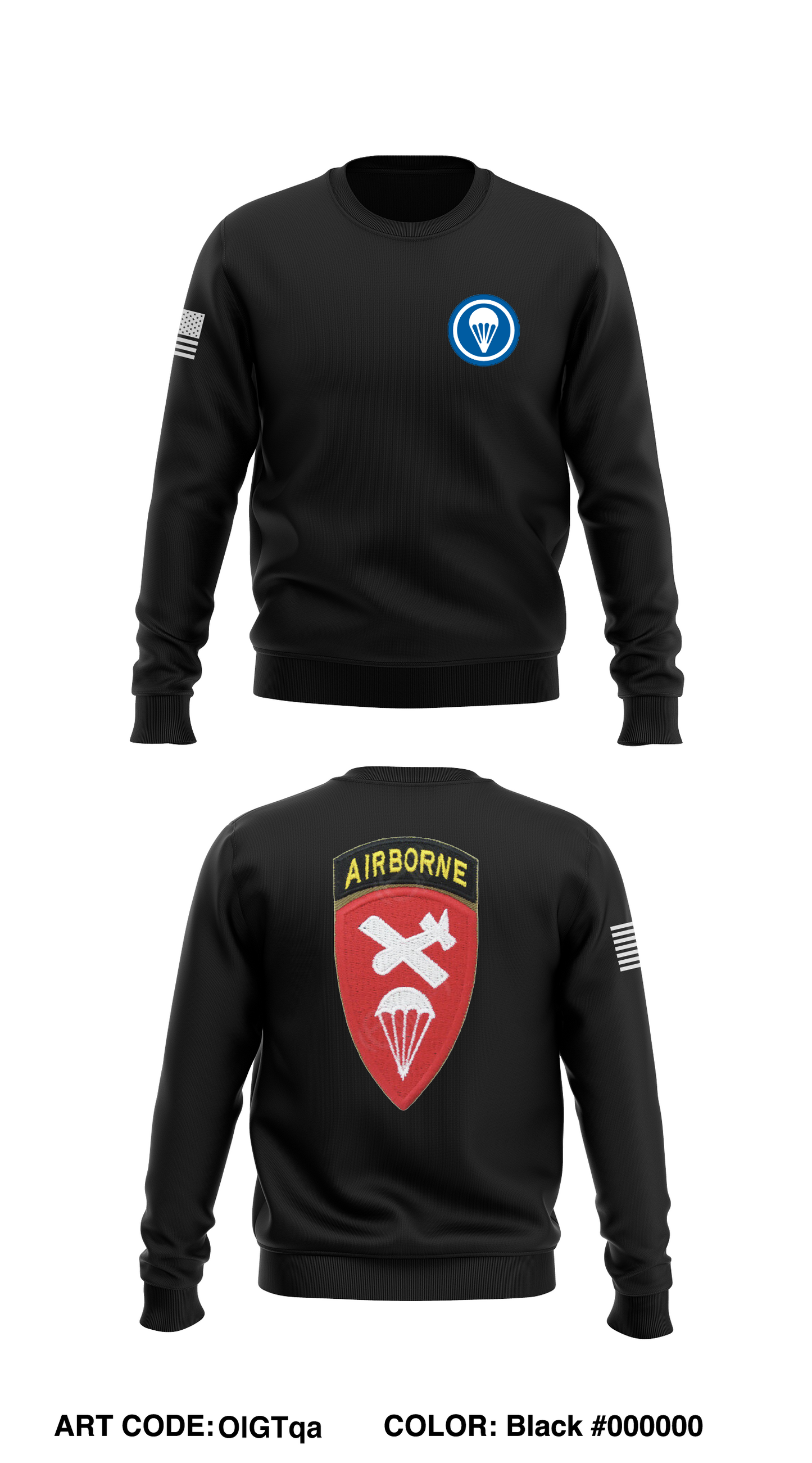 B Co 1/125 Det 19 Store 1 Core Men's Crewneck Performance Sweatshirt - OlGTqa