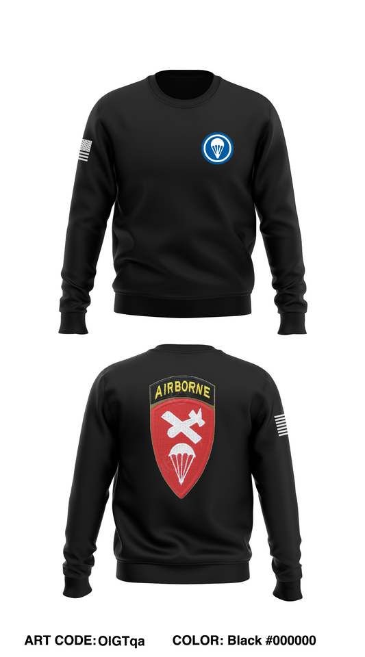 B Co 1/125 Det 19 Store 1 Core Men's Crewneck Performance Sweatshirt - OlGTqa