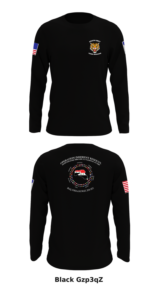 LANG 256th IBCT Store 1 Core Men's LS Performance Tee - Gzp3qZ