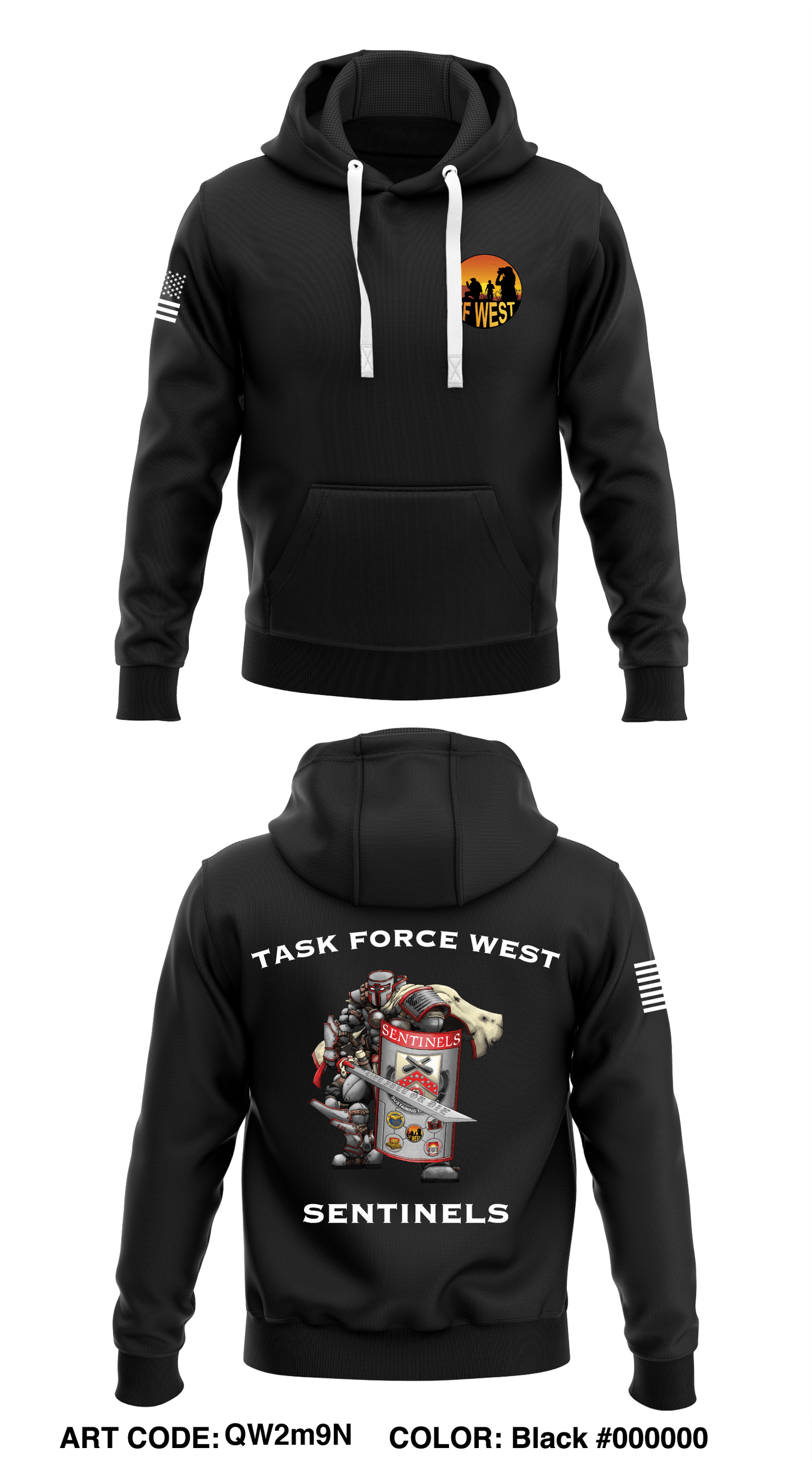 Task Force West Sentinels  Store 1  Core Men's Hooded Performance Sweatshirt - 9zKxah