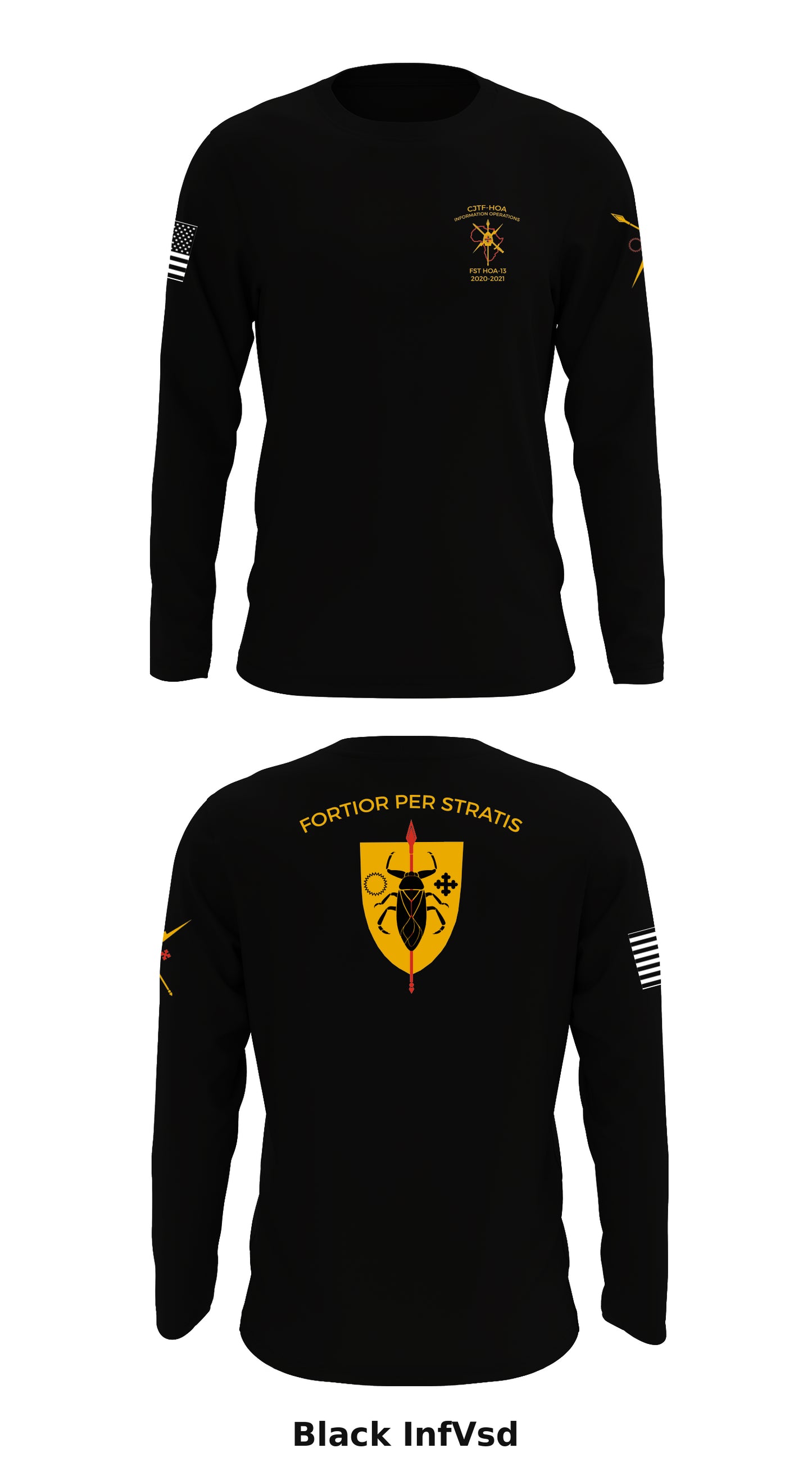 Combined Joint Task Force Horn of Africa Information Operations Cell Store 1 Core Men's LS Performance Tee - InfVsd