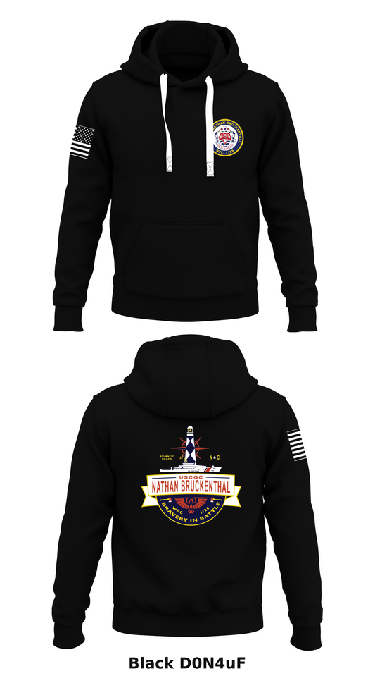 USCGC NATHAN BRUCKENTHAL  Store 1  Core Men's Hooded Performance Sweatshirt - D0N4uF
