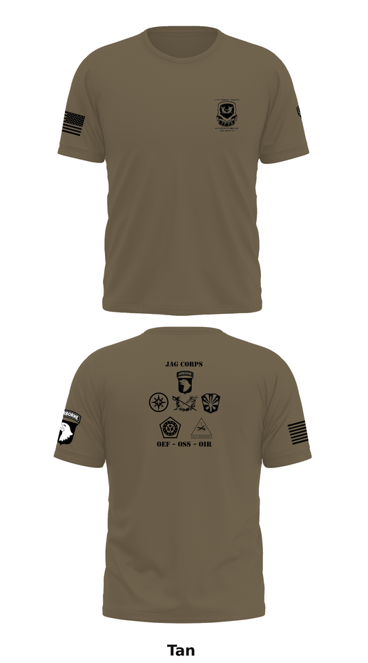 101st Division Sustainment Brigade JAG Store 1 Core Men's SS Performance Tee - :Q<