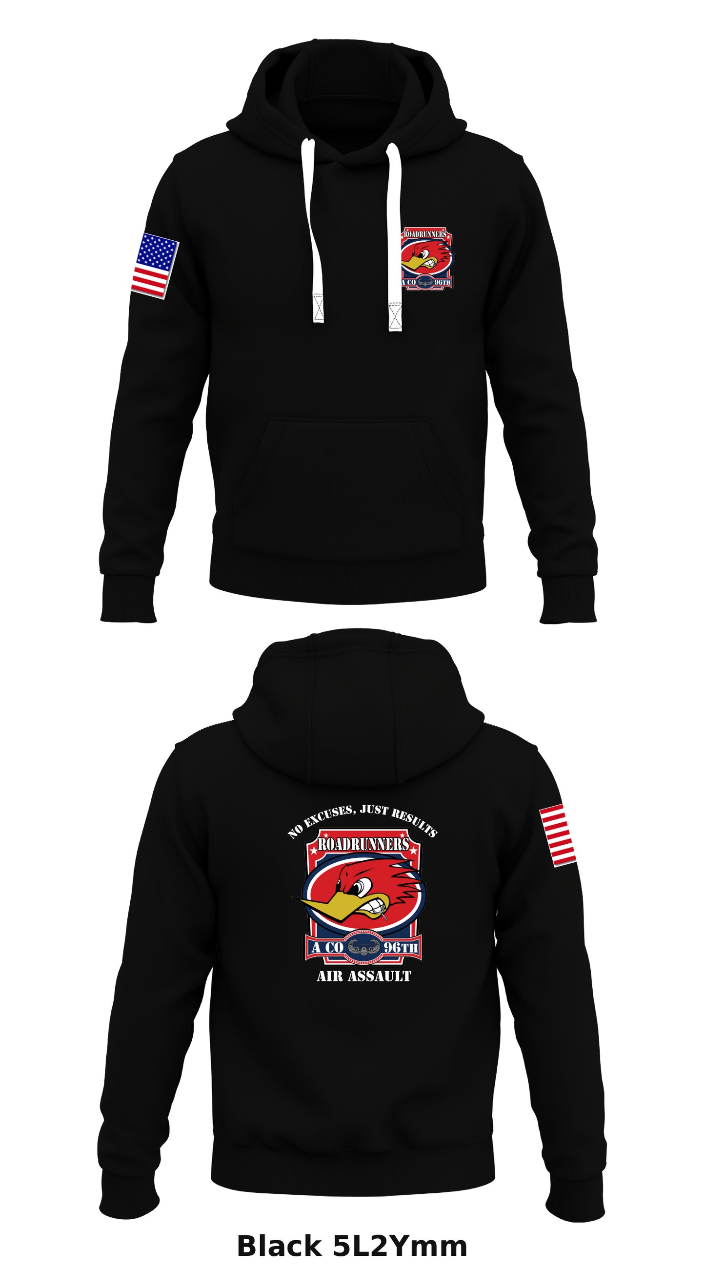 A CO, 96TH ASB, 11 CAB  Store 1  Core Men's Hooded Performance Sweatshirt - 5L2Ymm