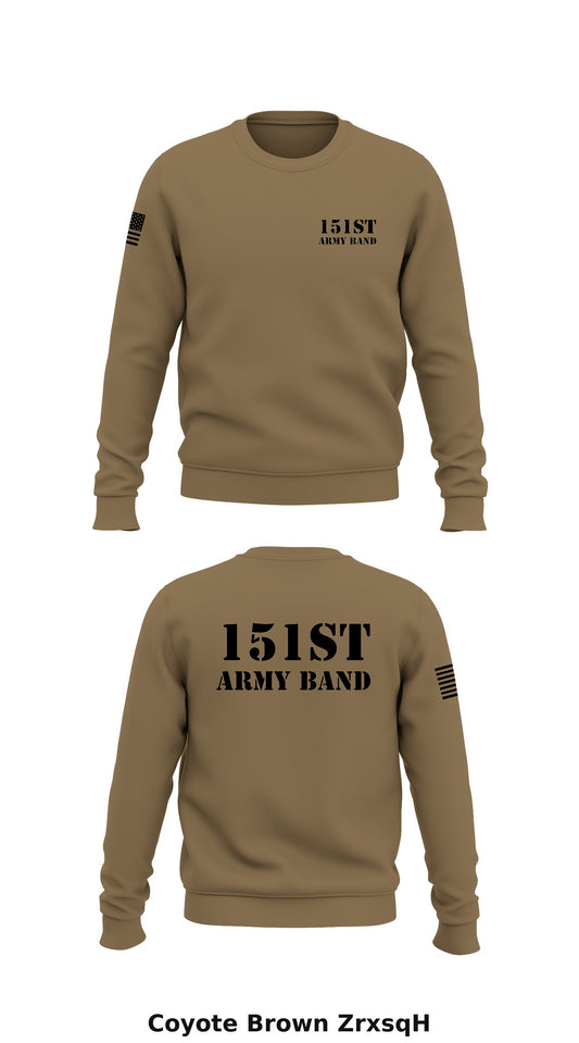 151st Army Band Store 1 Core Men's Crewneck Performance Sweatshirt - ZrxsqH
