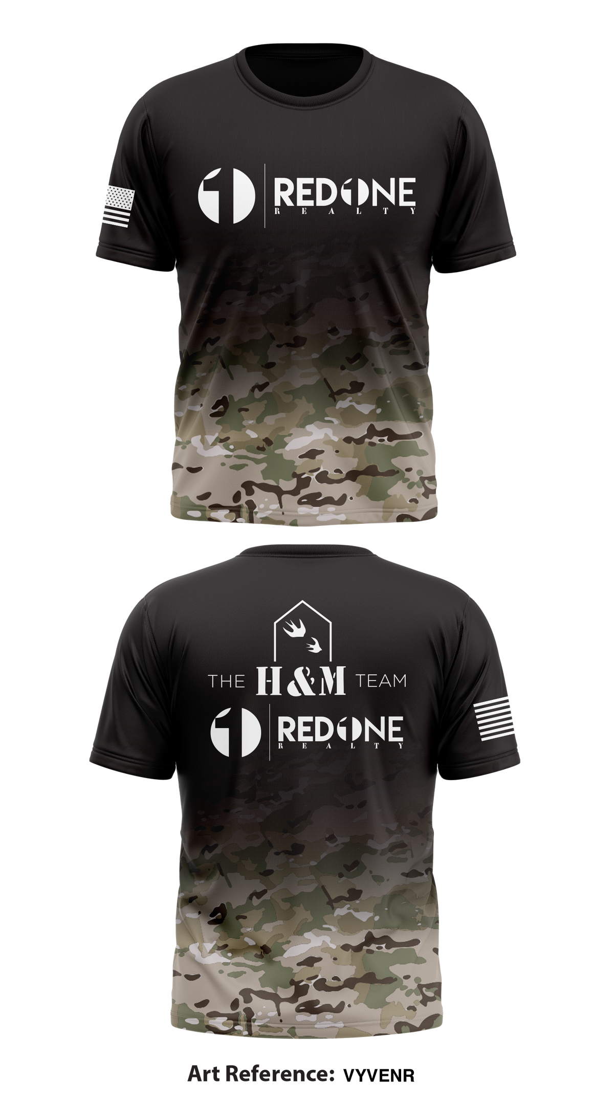The H&M Team at Red 1 Realty Store 1 Core Men's SS Performance Tee - vyVeNr