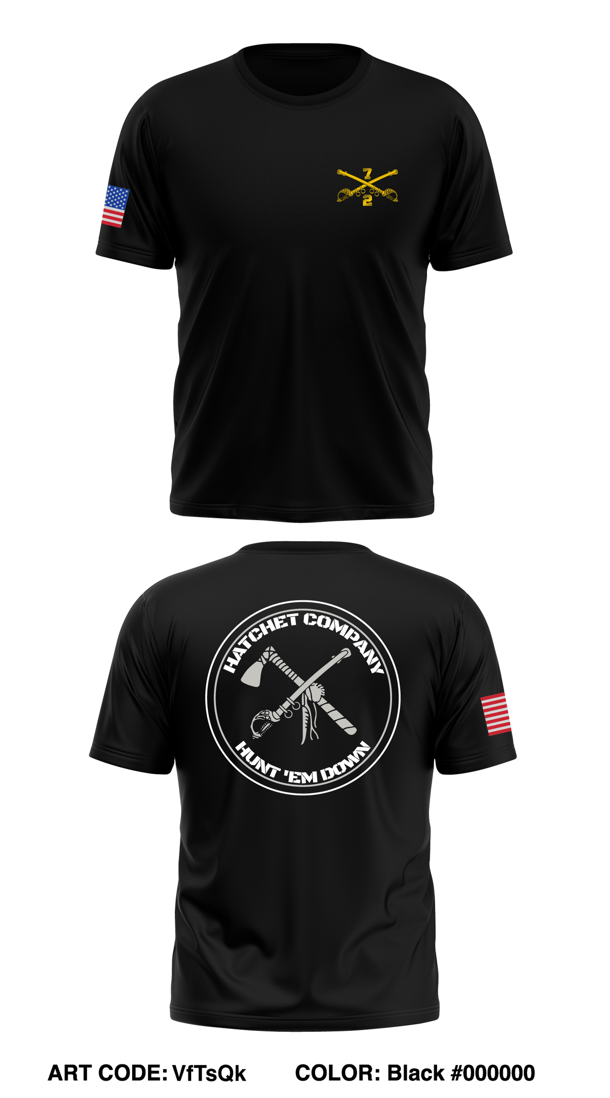 HHC, 2-7CAV, 3ABCT, 1CD Store 1 Core Men's SS Performance Tee - VfTsQk