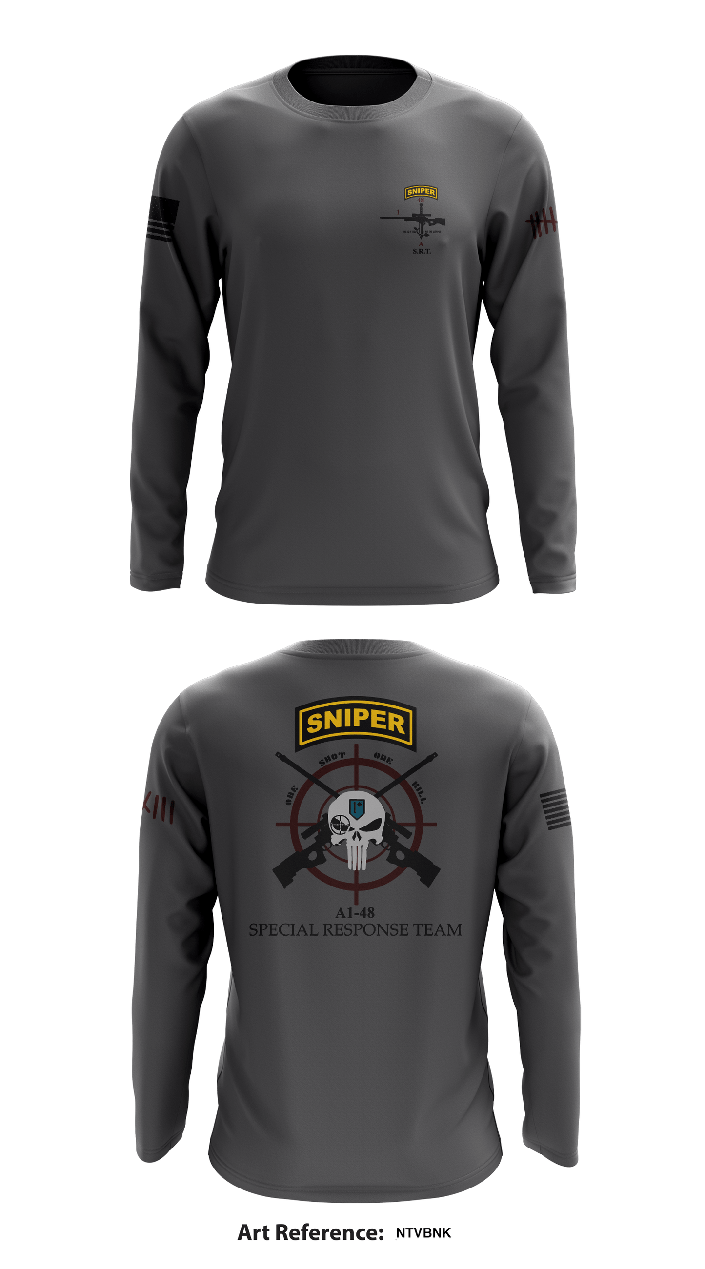 A1-48 Store 1 Core Men's LS Performance Tee - NTvBNK