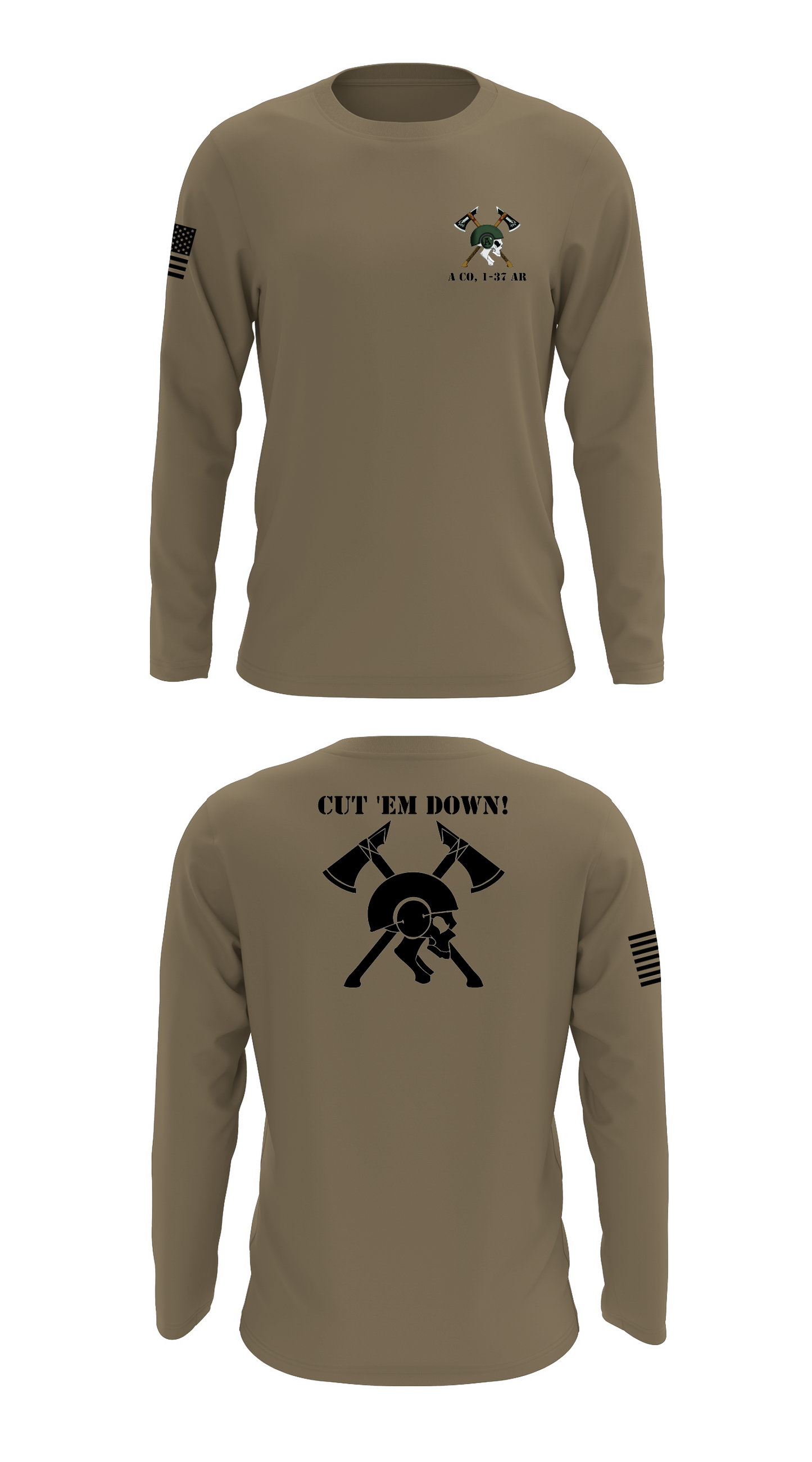 A Co, 1-37 AR Store 1 Core Men's LS Performance Tee - 89224771302
