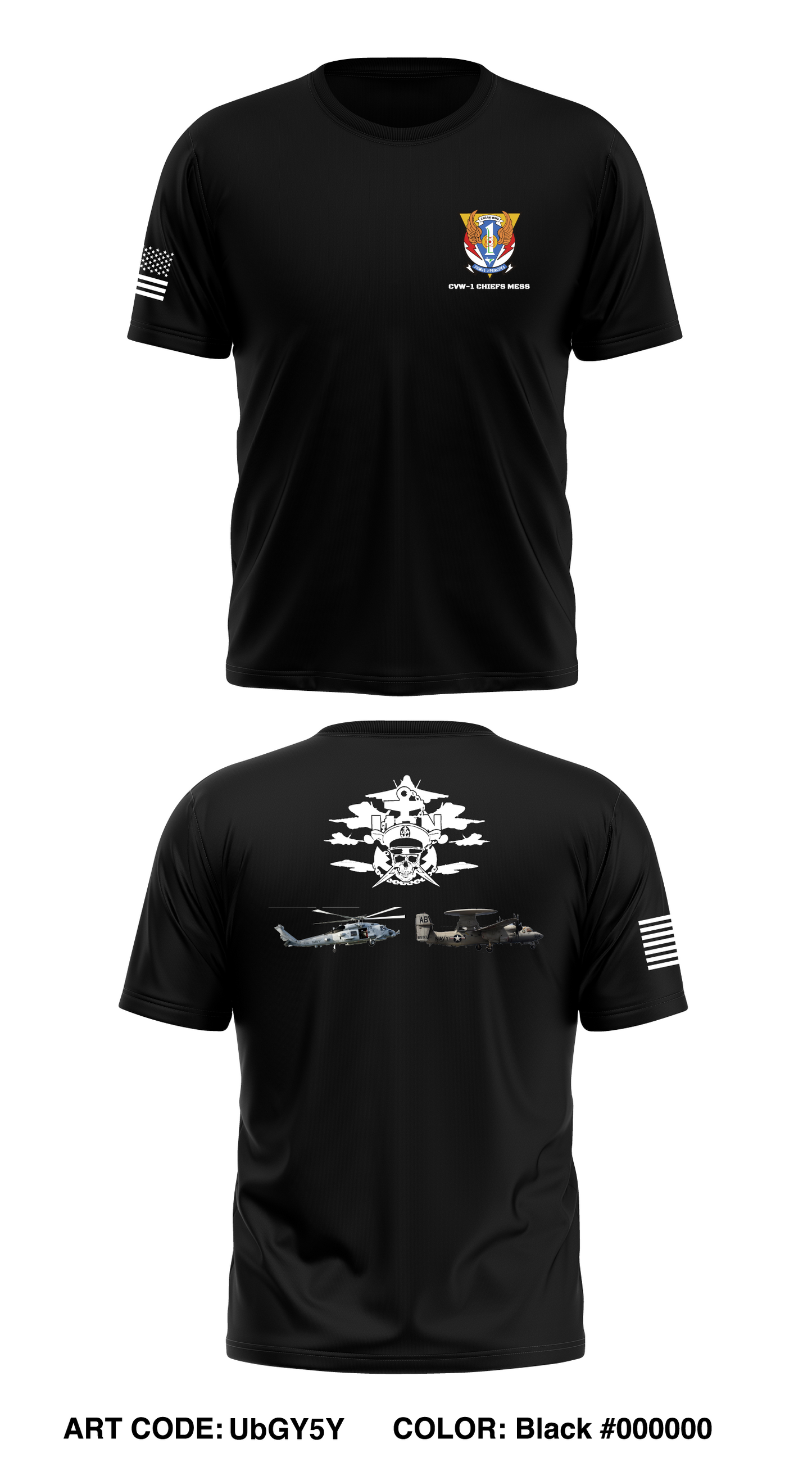 CVW-1 Store 1 Core Men's SS Performance Tee - UbGY5Y