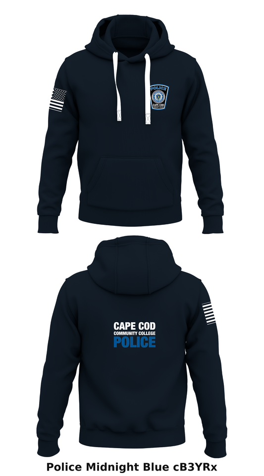 Cape Cod Community College Police Department Store 1  Core Men's Hooded Performance Sweatshirt - cB3YRx