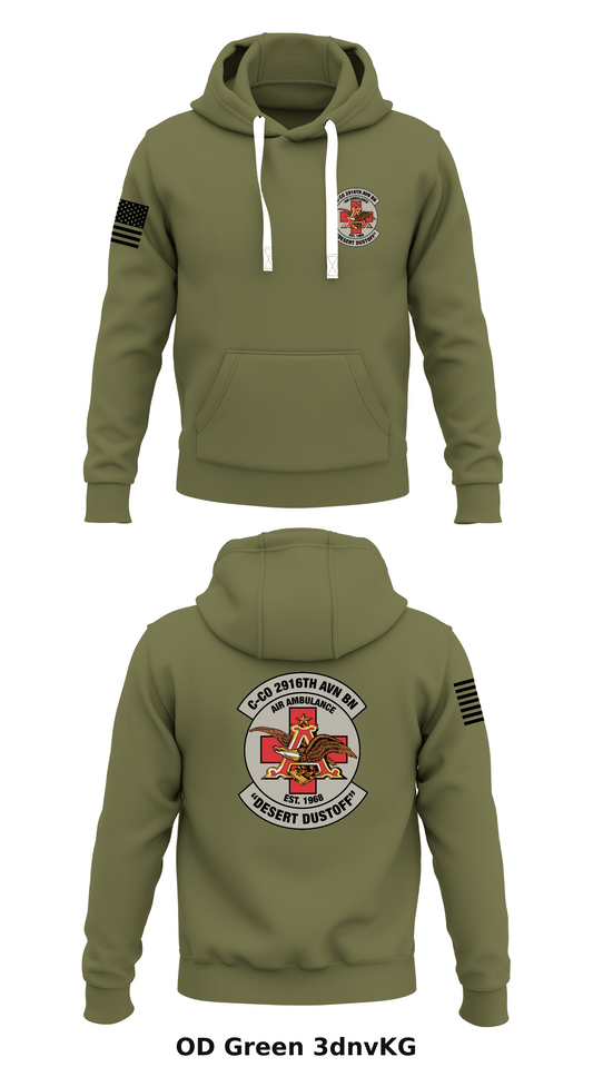 C Co. 2916th AVN BN Store 1  Core Men's Hooded Performance Sweatshirt - 3dnvKG