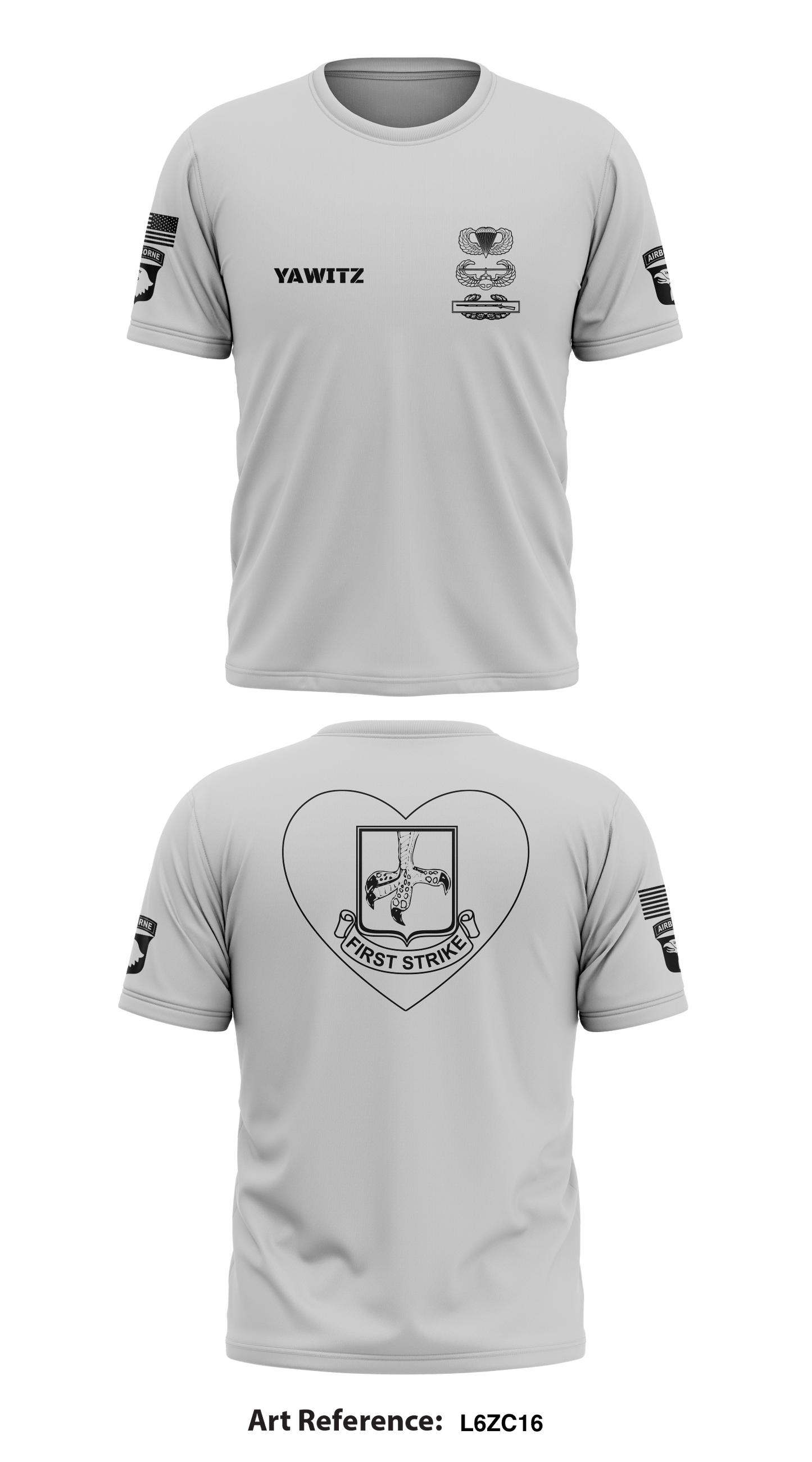 D Co, 1 BN, 502nd INF Store 1 Core Men's SS Performance Tee - l6ZC16