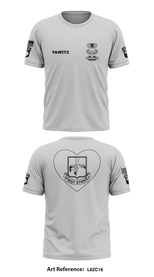 D Co, 1 BN, 502nd INF Store 1 Core Men's SS Performance Tee - l6ZC16
