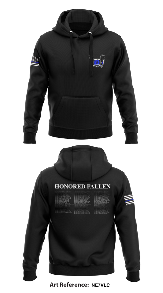 Memphis Police  Store 1  Core Men's Hooded Performance Sweatshirt - nE7VLc