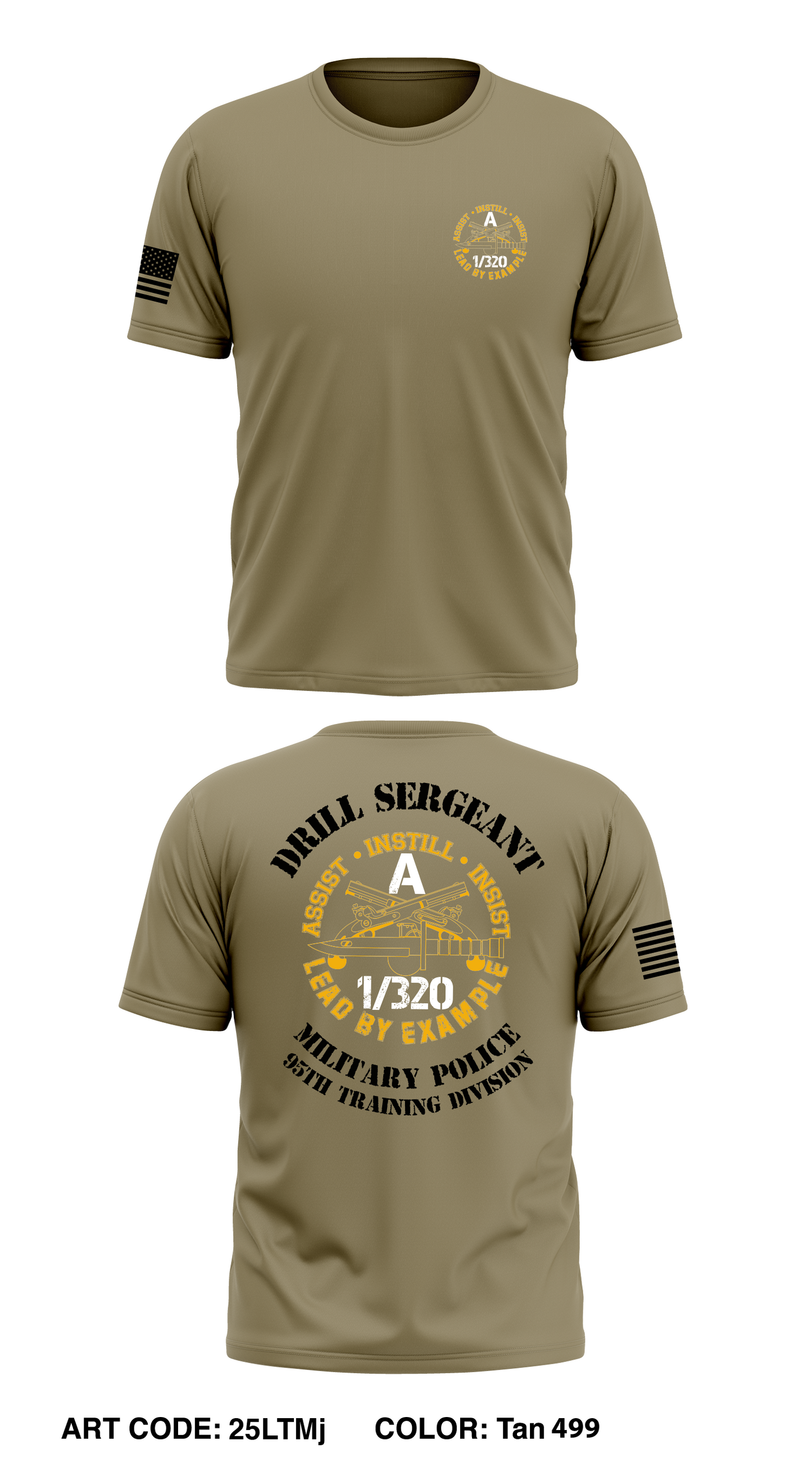 A Co 1/320 Store 1 Core Men's SS Performance Tee - 25LTMj