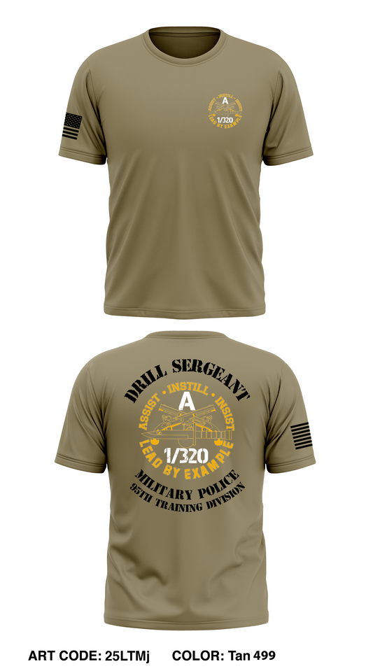 A Co 1/320 Store 1 Core Men's SS Performance Tee - 25LTMj