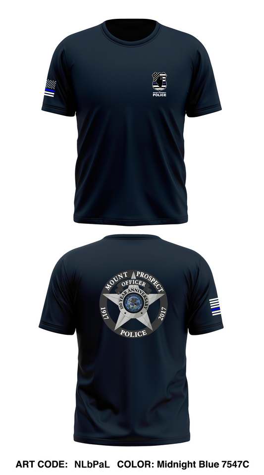 Mount Prospect PD Store 1 Core Men's SS Performance Tee - NLbPaL