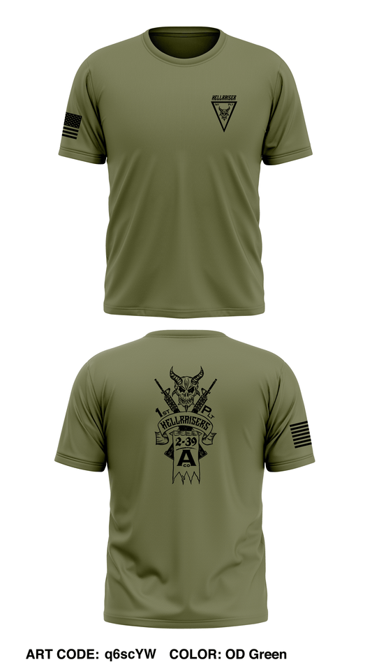 A Co 2BN 39th Infantry Regiment Store 1 Core Men's SS Performance Tee - q6scYW