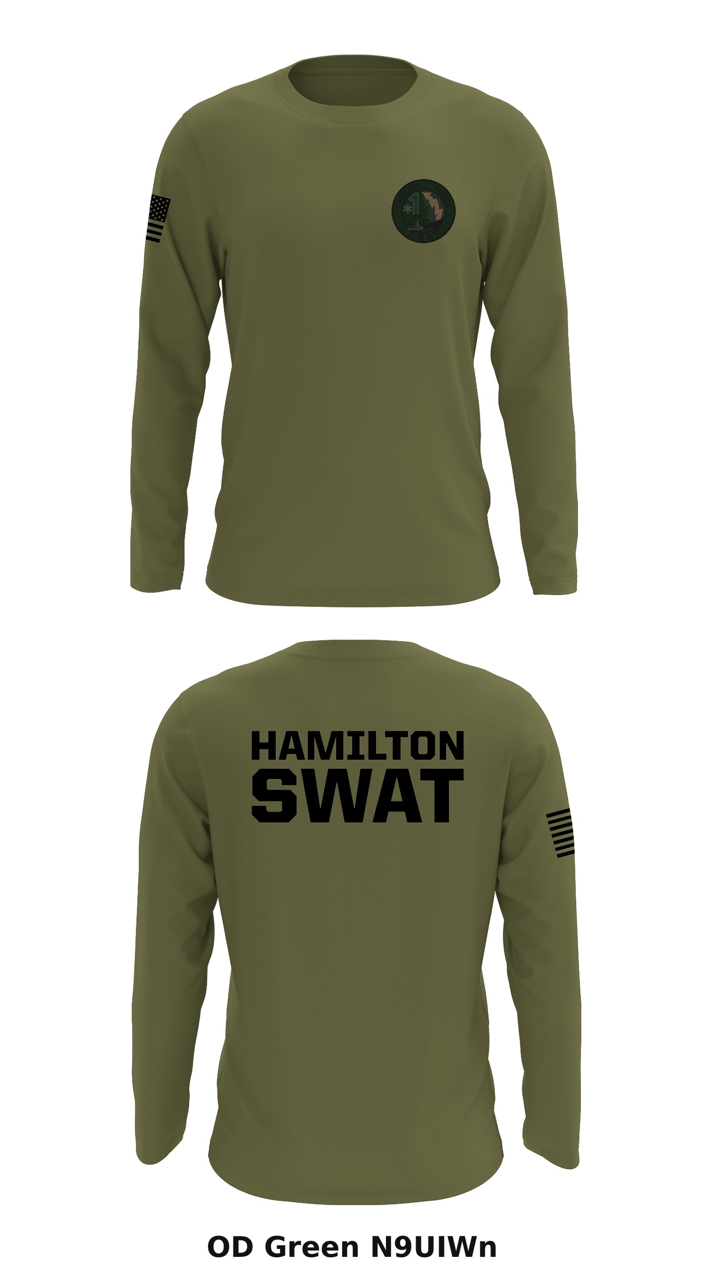 HAMILTON SWAT Store 1 Core Men's LS Performance Tee - N9UIWn