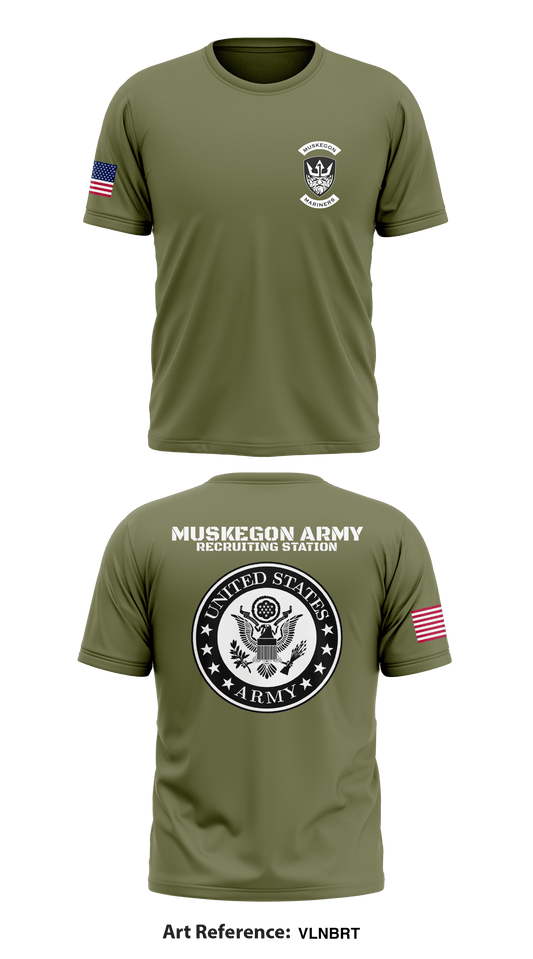 Muskegon station Store 1 Core Men's SS Performance Tee - VlNBrt