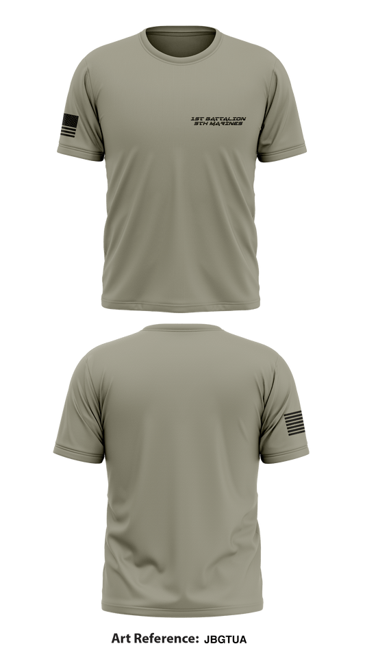 1st battalion 5th Marines Store 1 Core Men's SS Performance Tee - JBGTuA