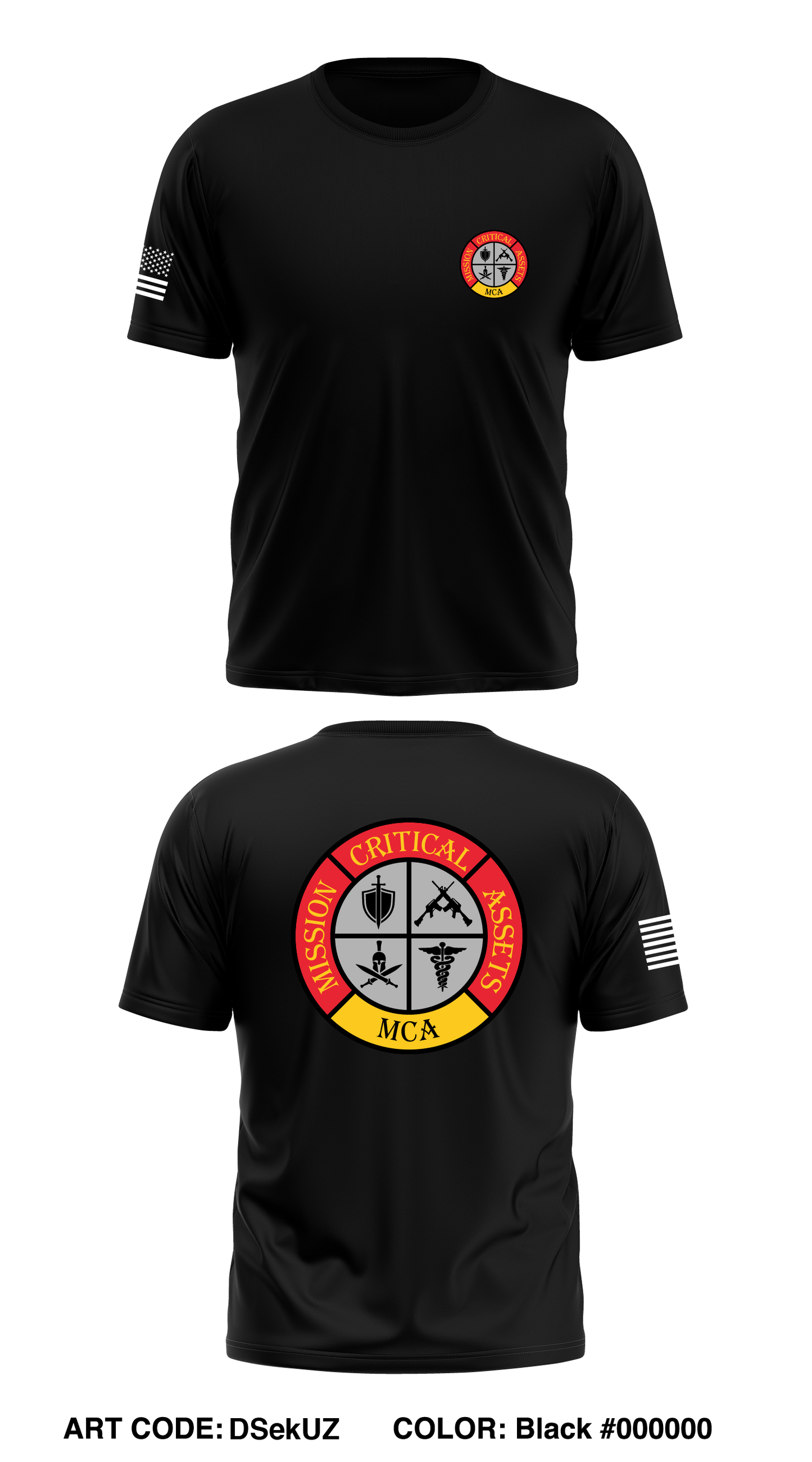 MCA Store 2 Core Men's SS Performance Tee - DSekUZ