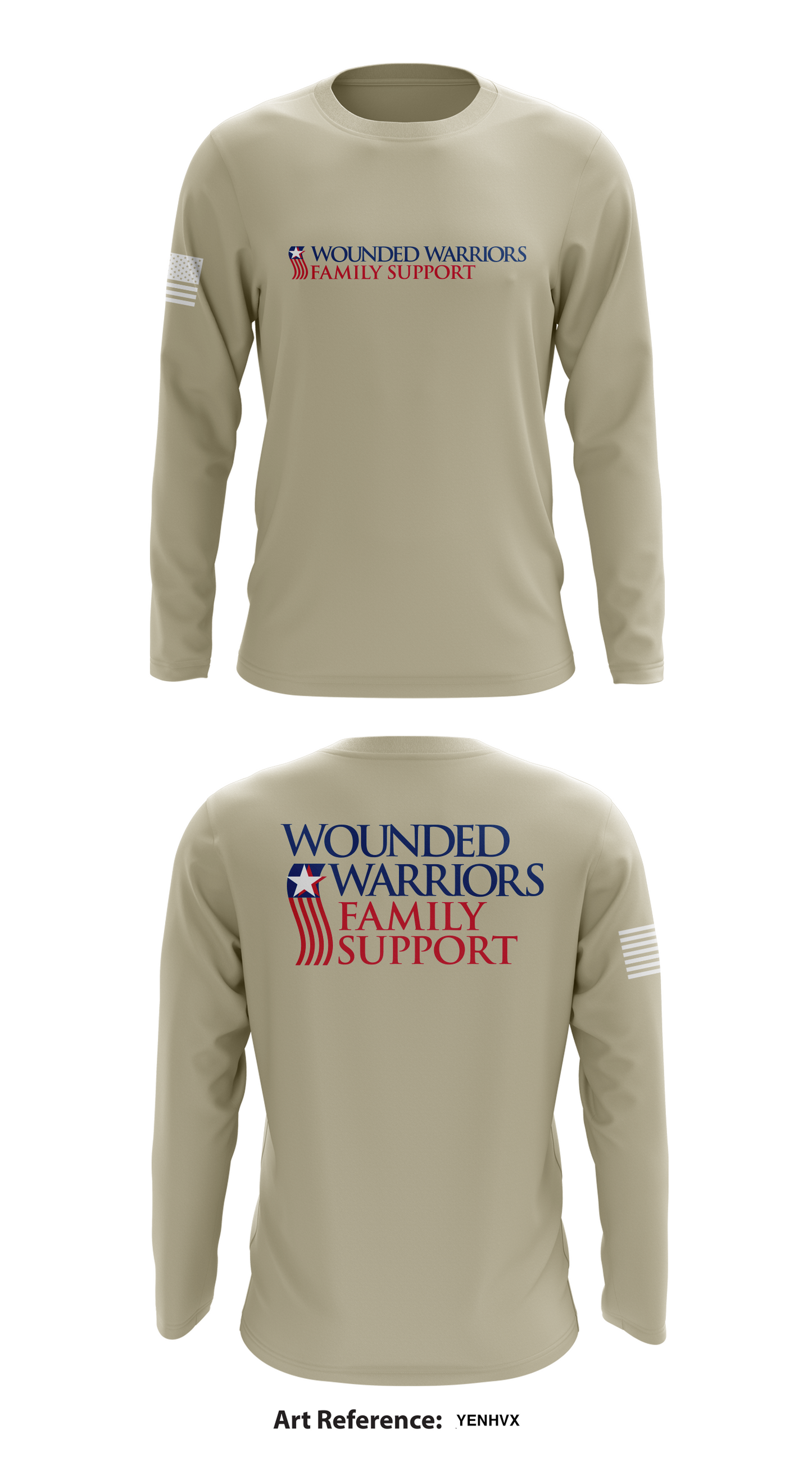 Wounded Warriors Family Support Store 1 Core Men's LS Performance Tee - YEnhvX