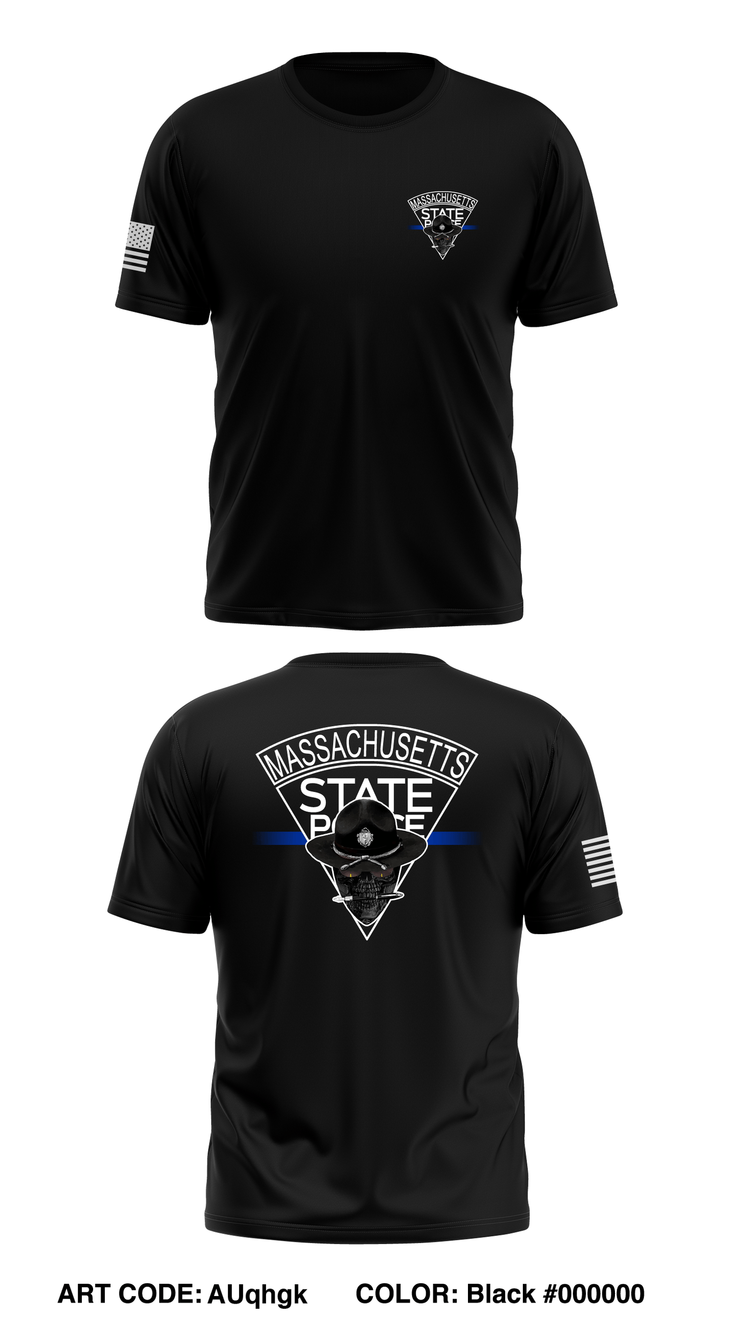 MSP STATE POLICE Store 1 Core Men's SS Performance Tee - AUqhgk