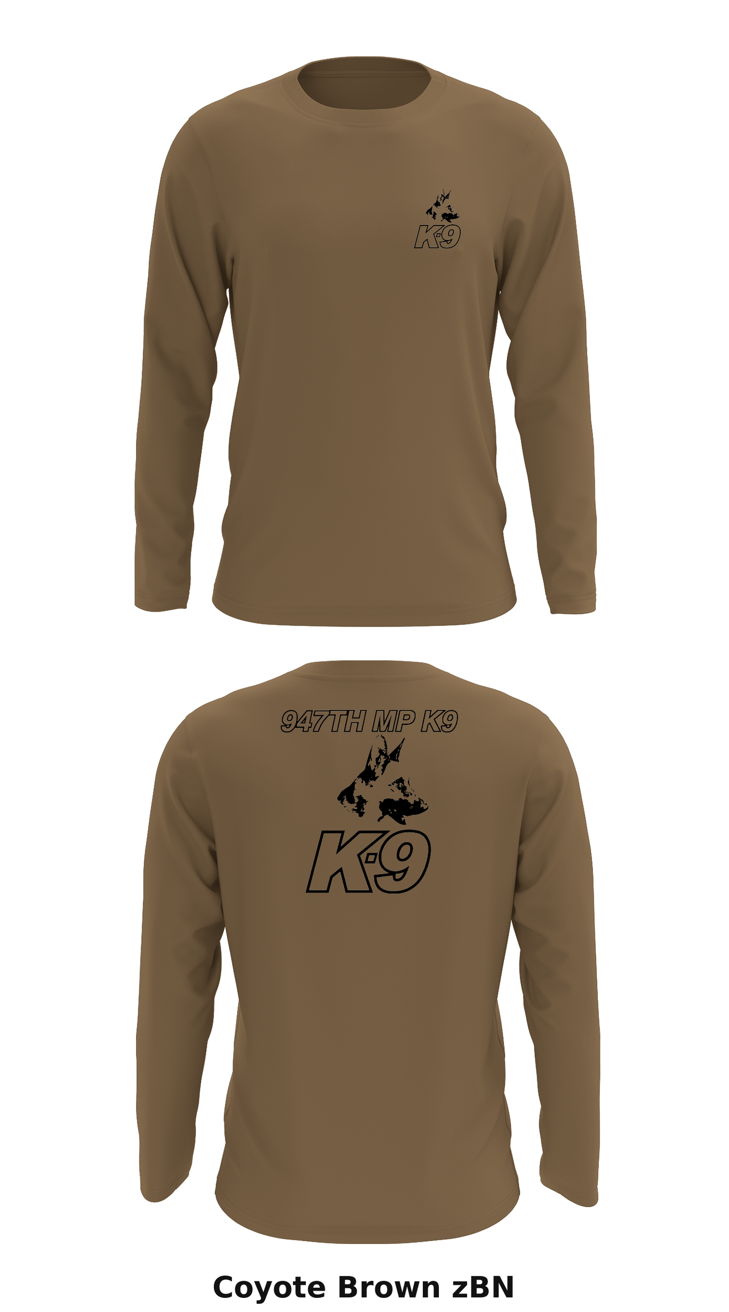 947th MP K9 Store 2 Core Men's LS Performance Tee - zBN