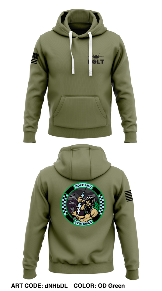 BOLT AMU Store 1  Core Men's Hooded Performance Sweatshirt - dNHbDL