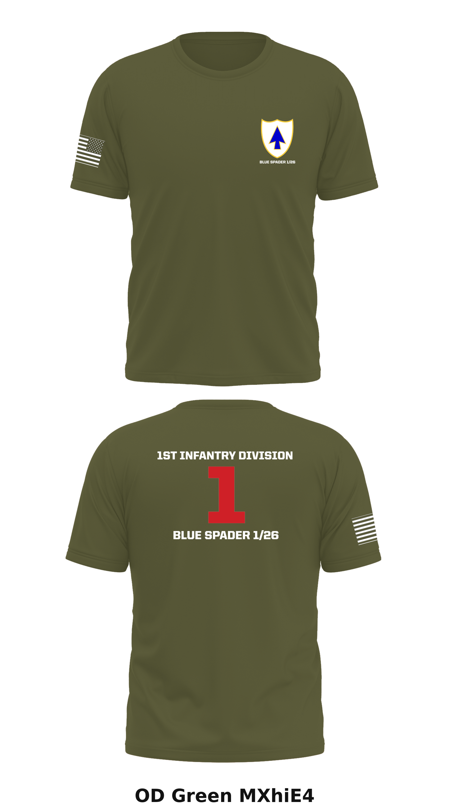 Blue spader 1/26 Store 1 Core Men's SS Performance Tee - MXhiE4