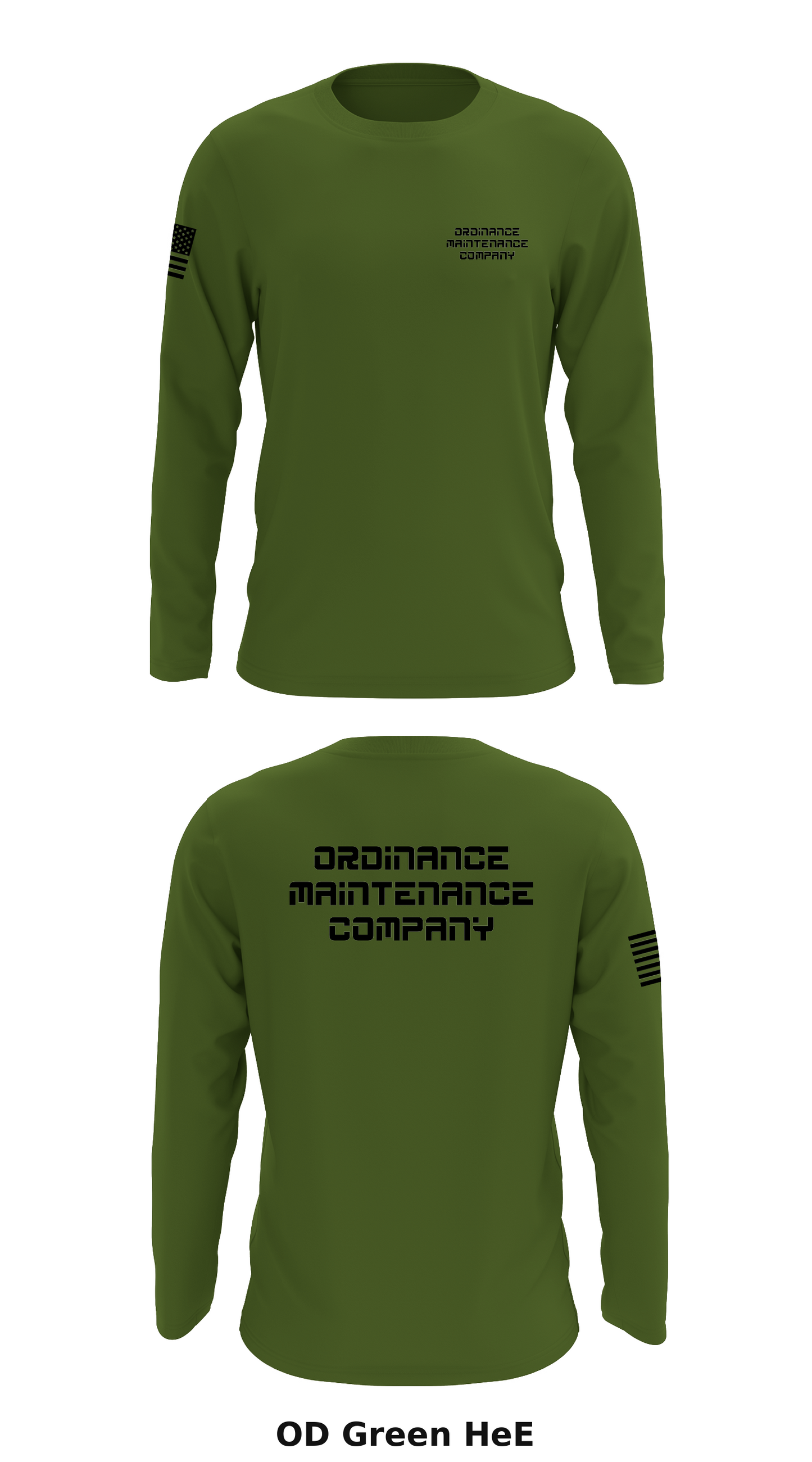 Ordinance Maintenance Company Store 1 Core Men's LS Performance Tee - HeE