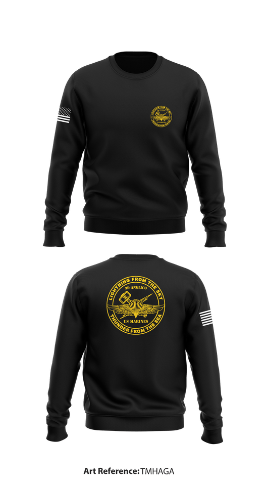 3D ANGLICO Store 1 Core Men's Crewneck Performance Sweatshirt - tMHaGA