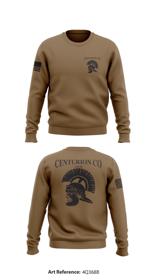 Charlie company 1-64AR Store 1 Core Men's Crewneck Performance Sweatshirt - 4q368B
