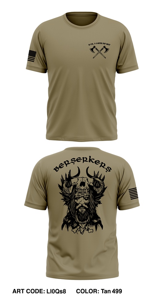B Co, 1-148th INF RGT Store 1 Core Men's SS Performance Tee - Ll0Qs8