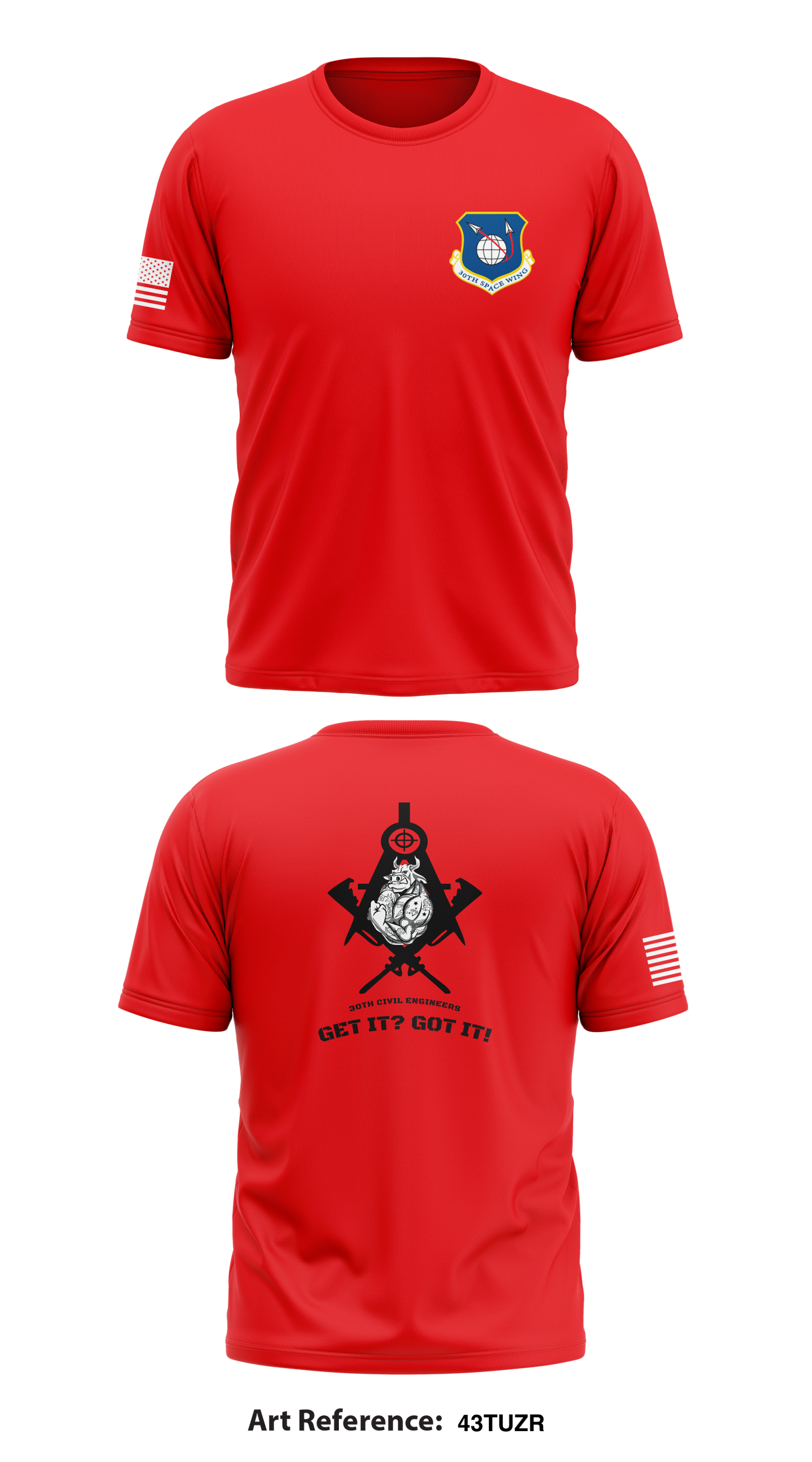 30th Civil Engineers Store 1 Core Men's SS Performance Tee - 43tUzr