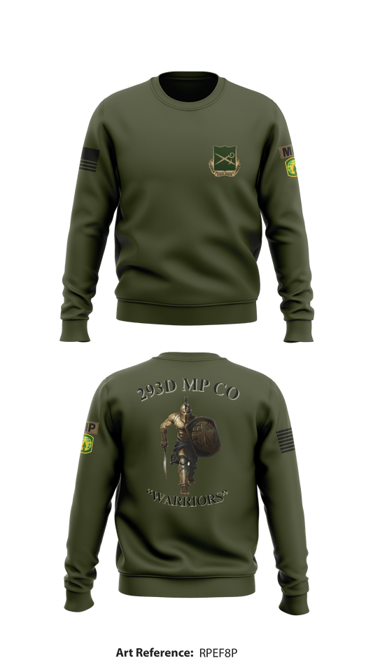 293D Military  Store 1 Core Men's Crewneck Performance Sweatshirt - RpEF8P