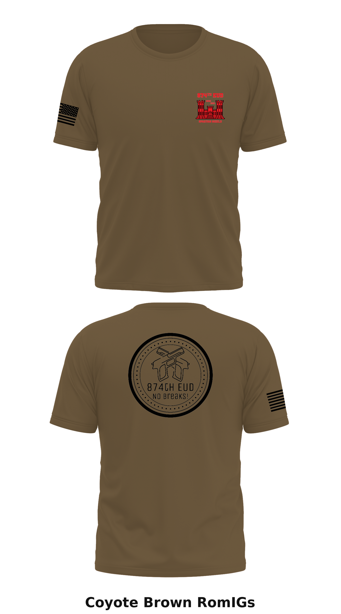 874th EUD Store 1 Core Men's SS Performance Tee - RomIGs